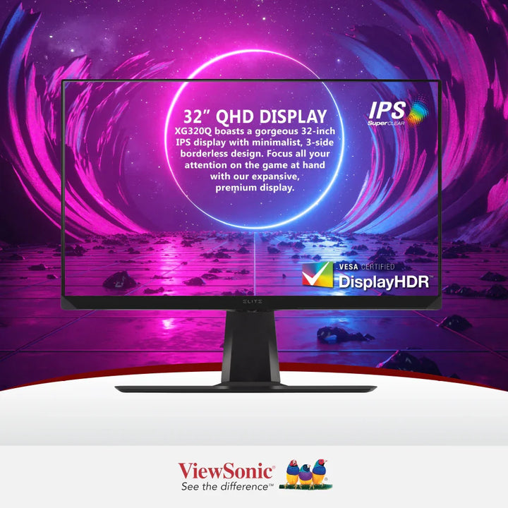 ViewSonic XG320Q 32" 175 Hz QHD IPS Gaming Monitor - 2560 x 1440, 1ms - ViewSonic Store