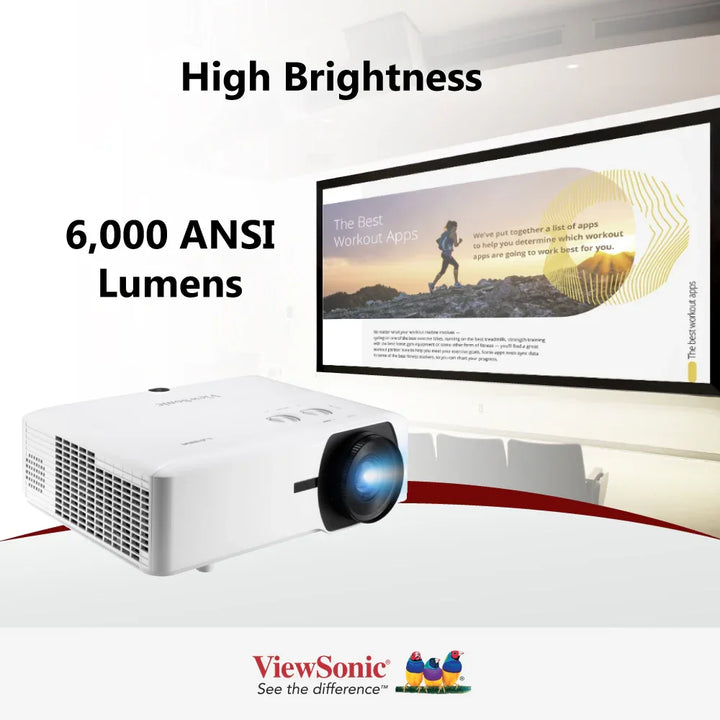 ViewSonic LS920WU 6000 ANSI Lumens WUXGA Laser Projector 1920 x 1200 - ViewSonic Store