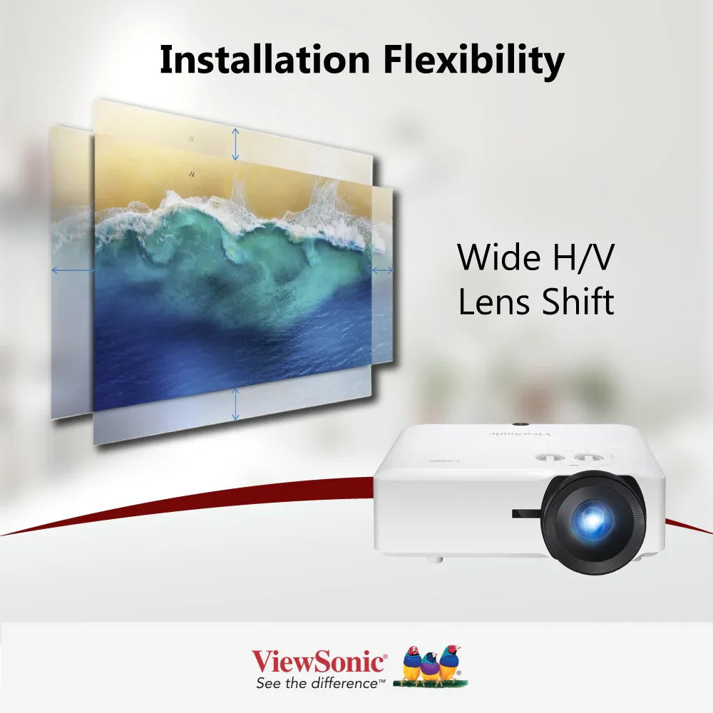 ViewSonic LS920WU 6000 ANSI Lumens WUXGA Laser Projector 1920 x 1200 - ViewSonic Store