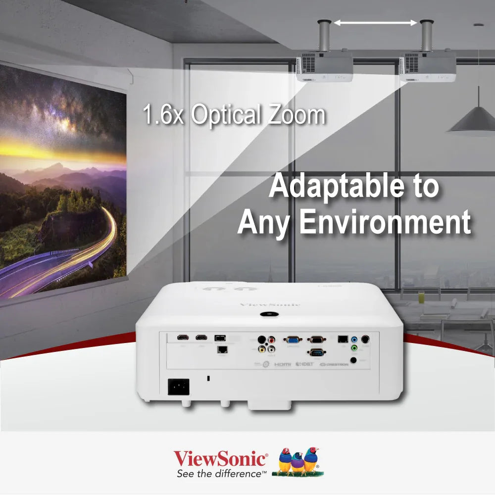 ViewSonic LS920WU 6000 ANSI Lumens WUXGA Laser Projector 1920 x 1200 - ViewSonic Store