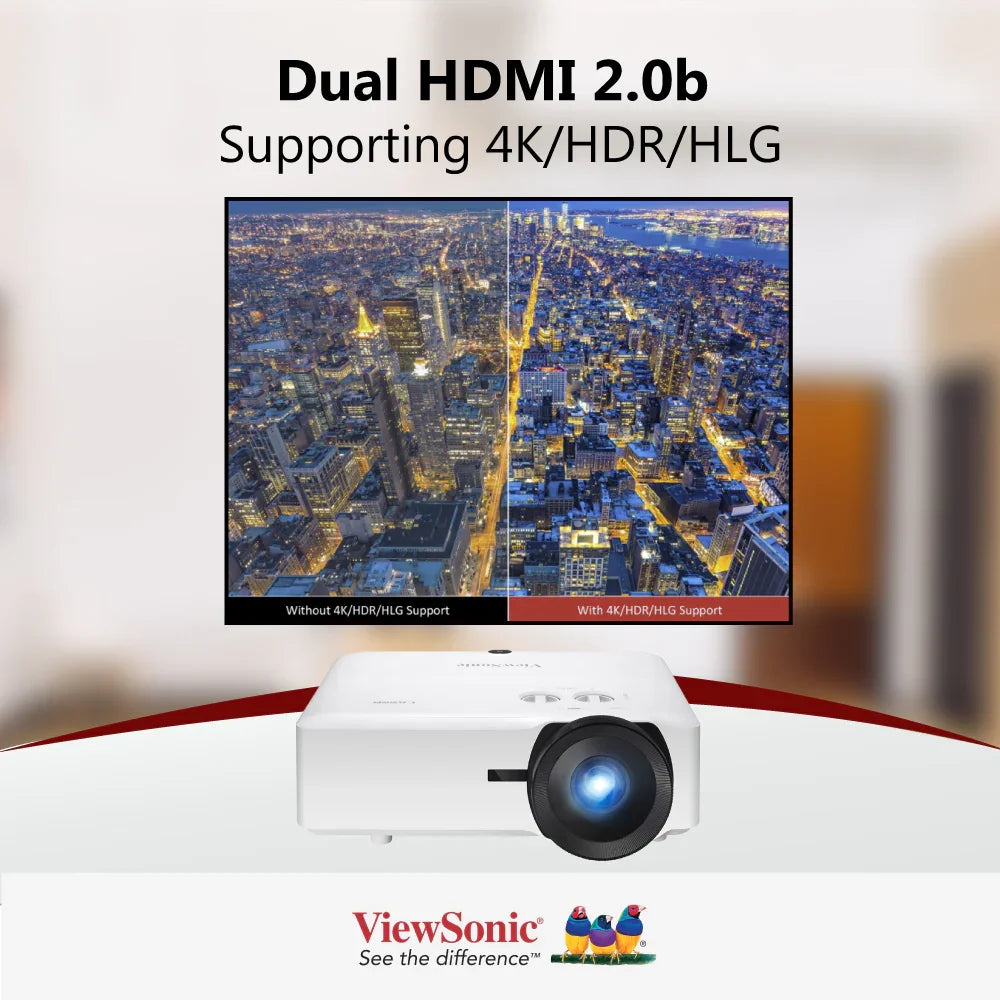 ViewSonic LS920WU 6000 ANSI Lumens WUXGA Laser Projector 1920 x 1200 - ViewSonic Store