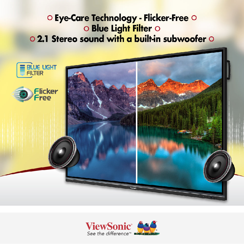 ViewSonic 98" IFP9850-4 Interactive Display 4K ViewBoard® 3840 x 2160