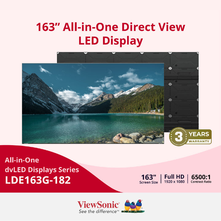 VIEWSONIC LDE163G-182 163” All-in-One Direct View LED Display