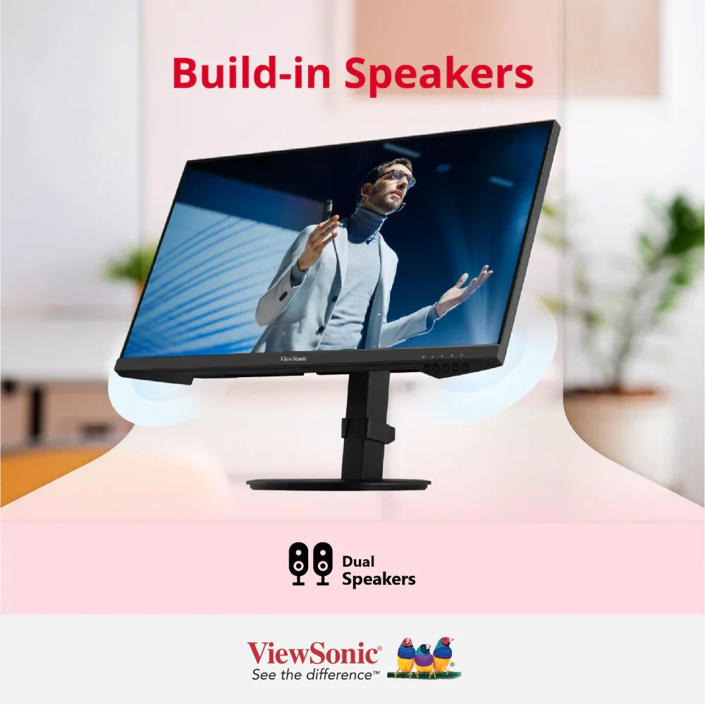 ViewSonic VG2409U-2 24” Full HD Ergonomic Docking Monitor with USB-C Hub - ViewSonic Store
