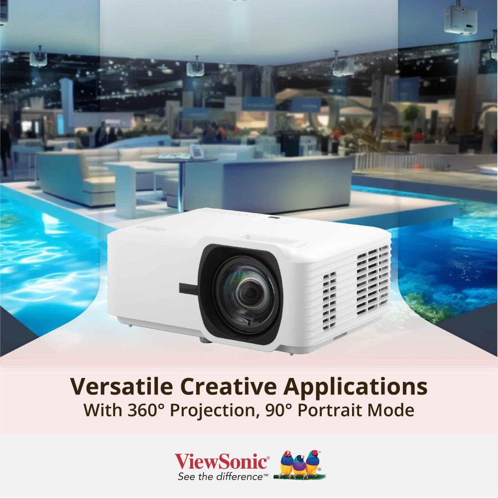 ViewSonic LSD400HD-ST 4,000 ANSI Lumens 1080p Short Throw Laser Installation Projector