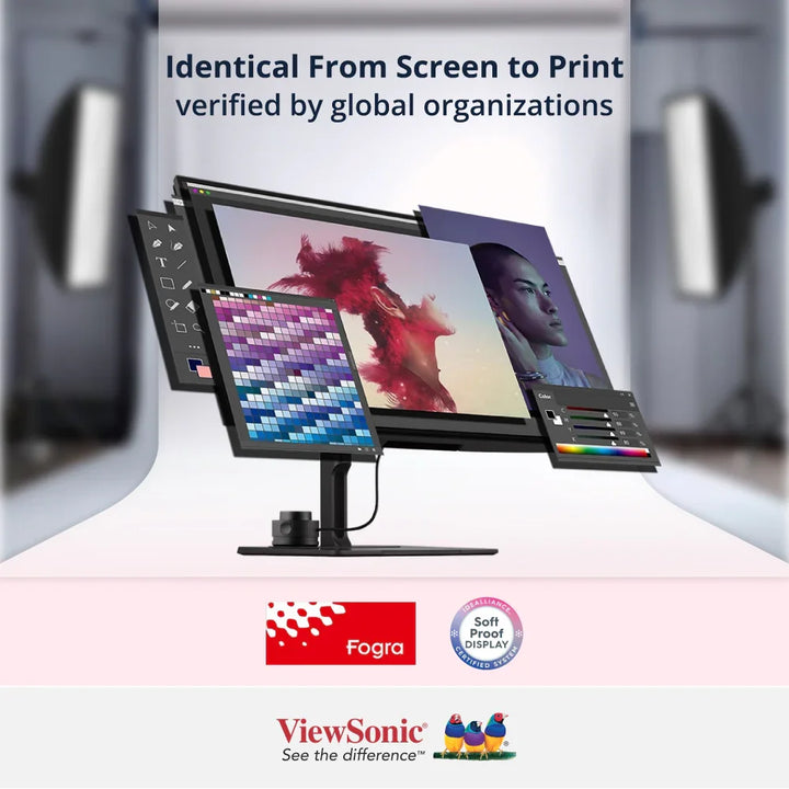 ViewSonic VP2786-4K 27" UHD Fogra & G7 Validated Photo Editing & Printout Monitor - ViewSonic Store Singapore