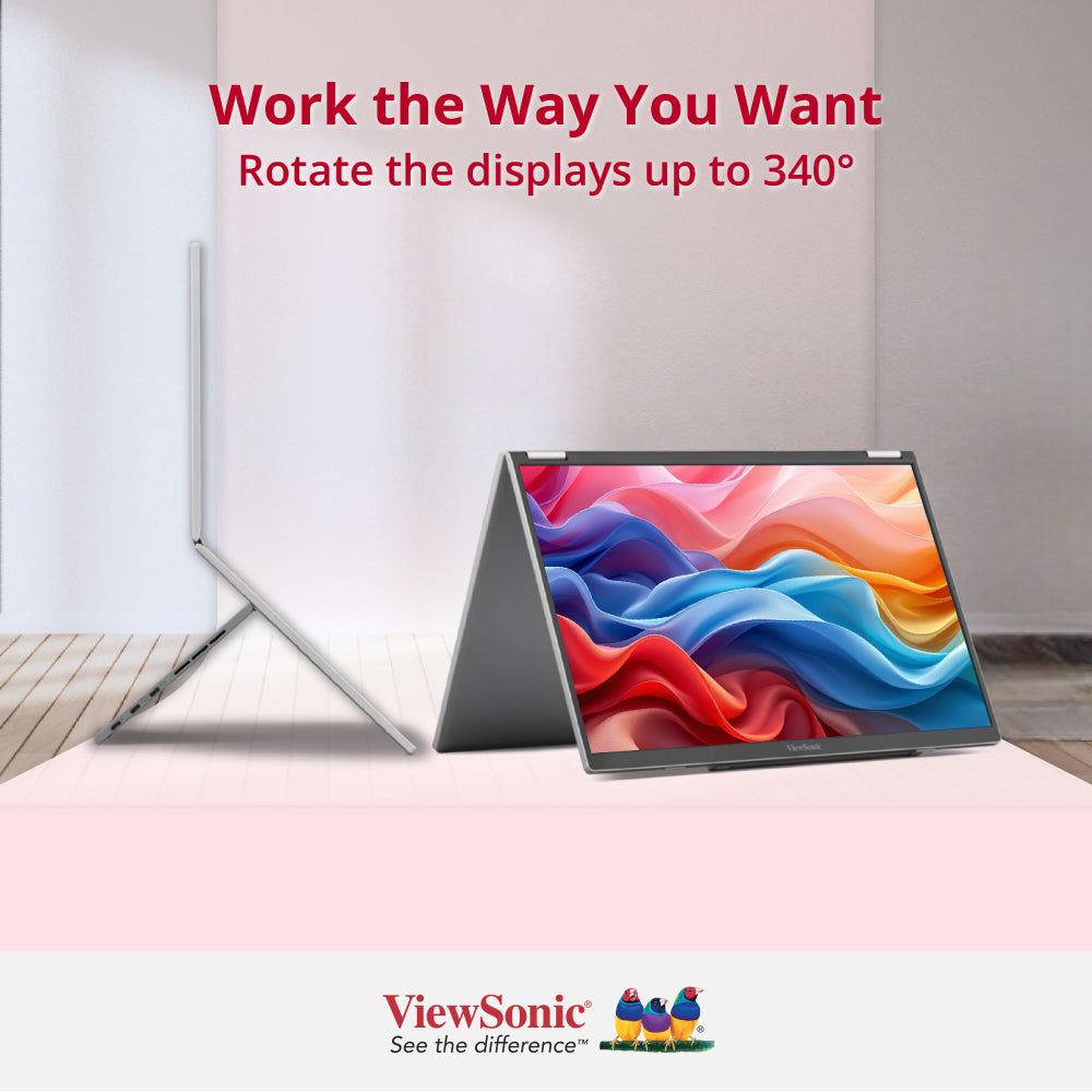 ViewSonic VG1457 14" WUXGA FHD+ Dual Screen Portable Monitor