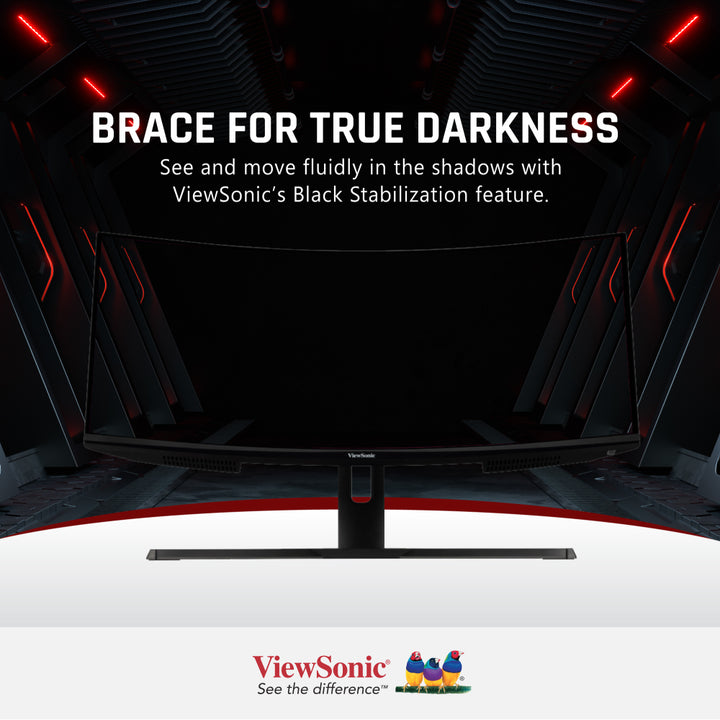 ViewSonic VX3418-2KPC 34” UWQHD 144Hz Curved Gaming Monitor 3440x1440