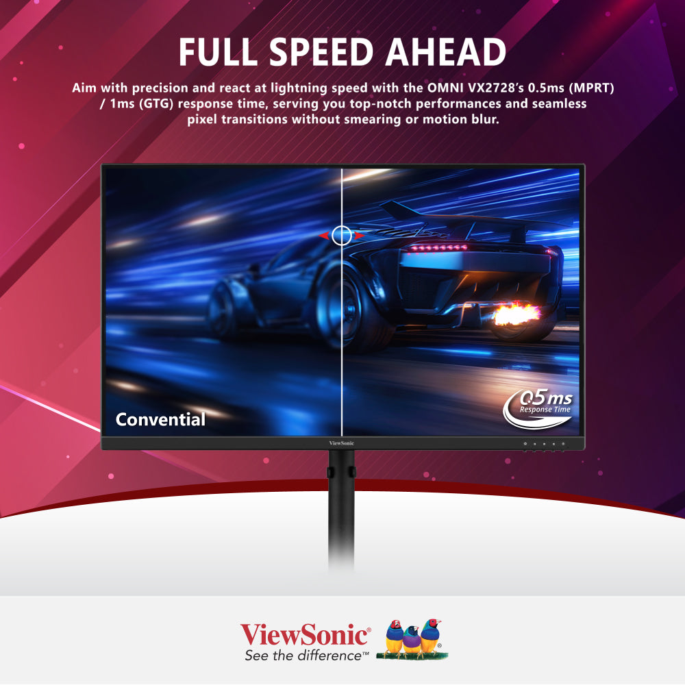 ViewSonic VX2728 27” 180Hz Fast IPS Gaming Monitor