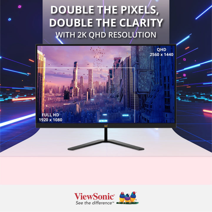 ViewSonic VX2766-2K-PRO-9 27” 320Hz 2K QHD Gaming Monitor