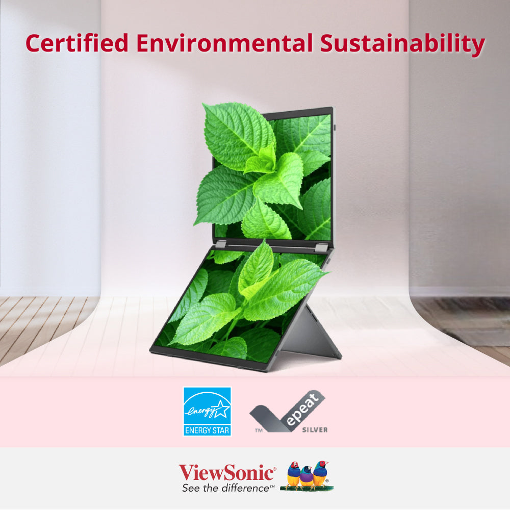 ViewSonic VG1457 14" WUXGA FHD+ Dual Screen Portable Monitor