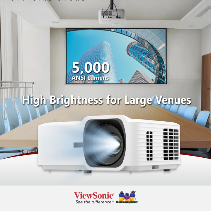 ViewSonic LS740W 5,000 ANSI Lumens WXGA Laser Installation Projector
