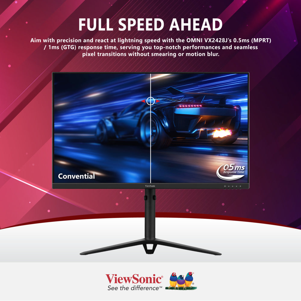 ViewSonic VX2428J 24” 180Hz Fast IPS Gaming Monitor