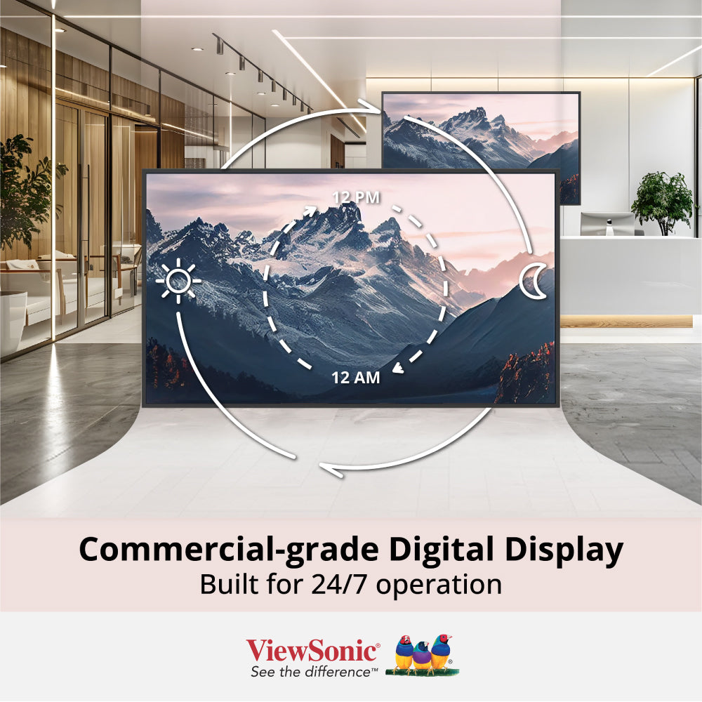 ViewSonic CDE14-2C Commercial Digital Display for SMB