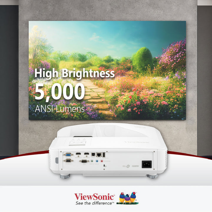 ViewSonic LS832WU 5,000 ANSI Lumens WUXGA Ultra Short Throw Laser Installation Projector