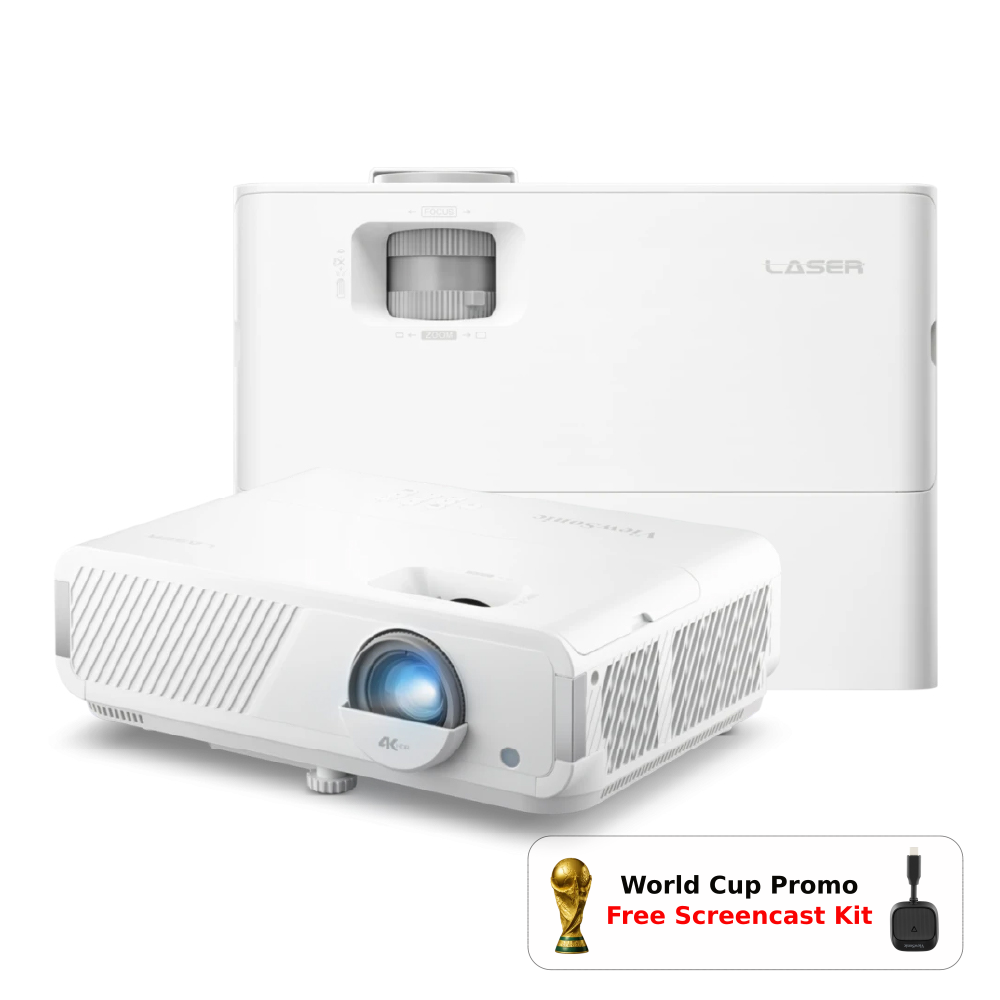 ViewSonic LX720-4K 3,500 ANSI Lumens 4K Smart Laser Home Projector