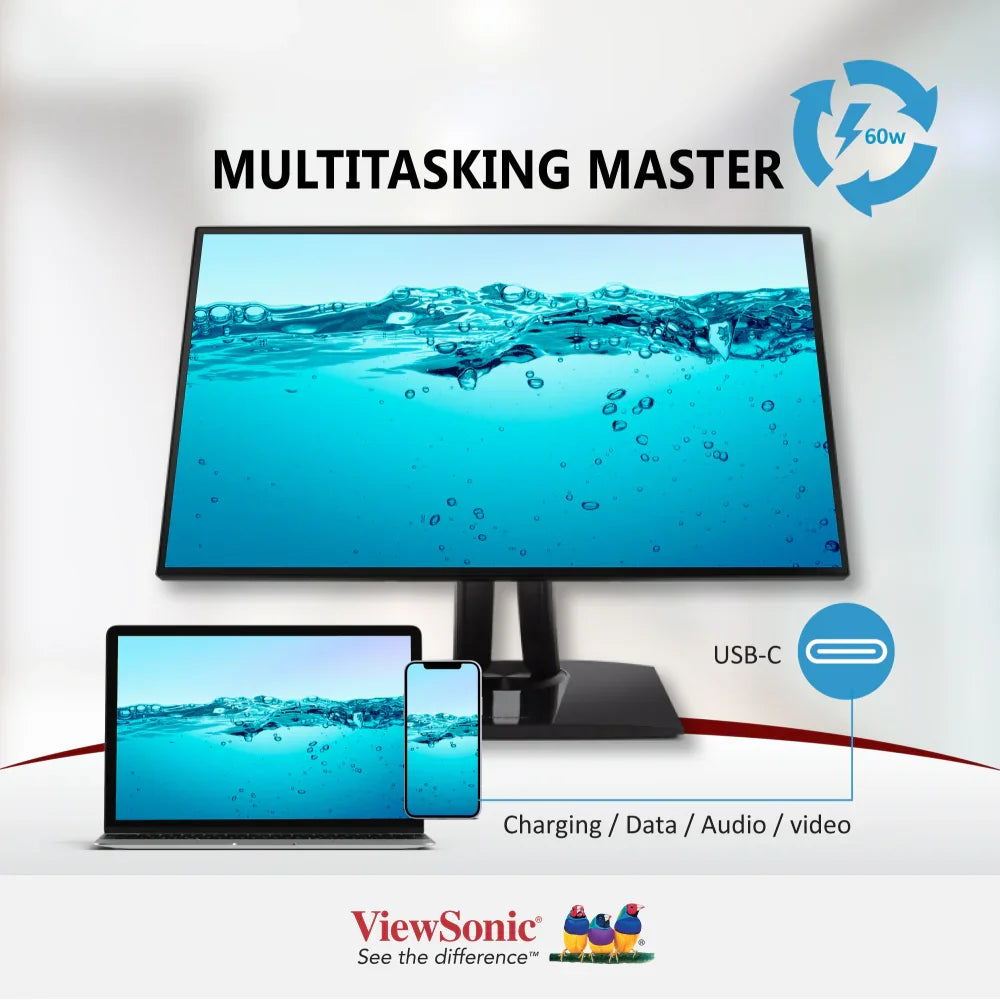 ViewSonic VP2756-4K 27" 4K color-pro Professional Pantone Validated 100% sRGB Monitor - ViewSonic Store