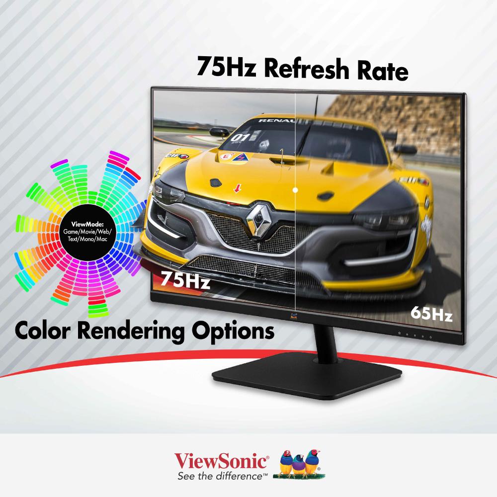 ViewSonic VA2432-H 24" Frameless IPS Monitor, 1920 x 1080