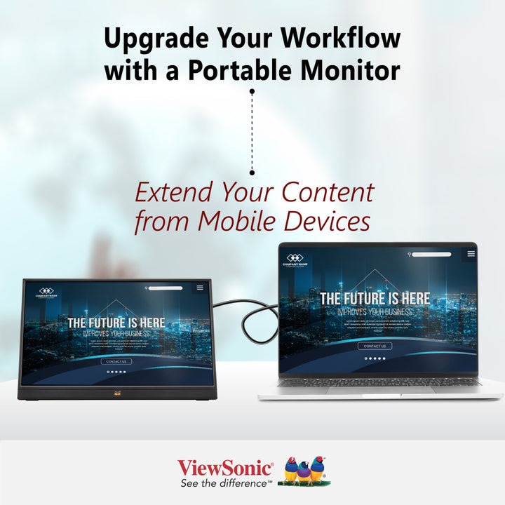 ViewSonic VA1655 16” Portable Monitor