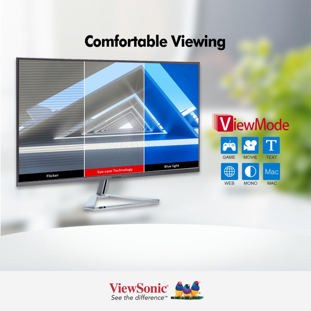 ViewSonic VX3276-2K-MHD-2 32" 75 Hz IPS QHD Monitor 2560 x 1440, HDR10