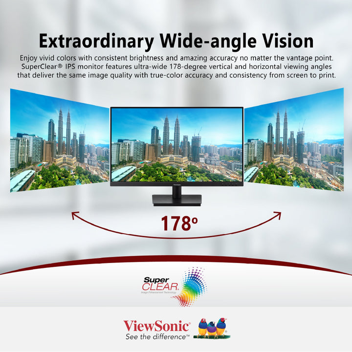 ViewSonic VA3209-MH 32” FHD Monitor with Built-In Speakers