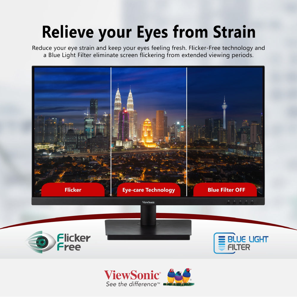 ViewSonic VA3209-MH 32” FHD Monitor with Built-In Speakers