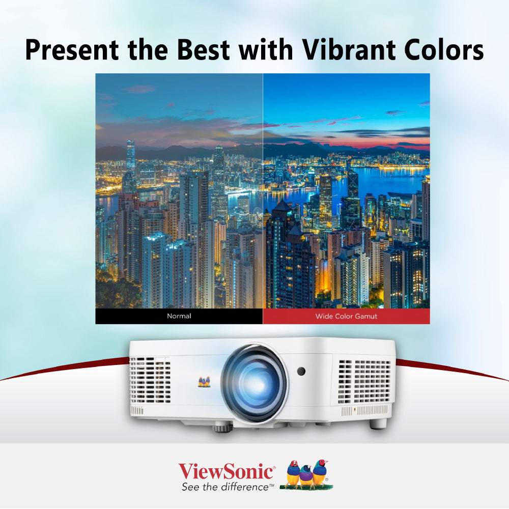 ViewSonic LS560WHE WXGA 3000 ANSI Lumen Short Throw LED Projector