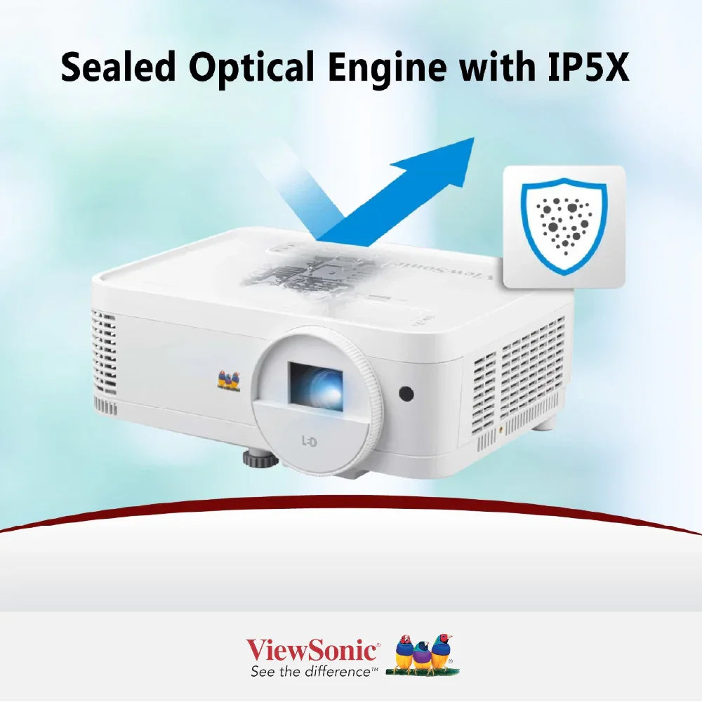 ViewSonic LS500WHE WXGA 3000 ANSI Lumen Lamp Free 3rd Gen LED Projector - ViewSonic Store