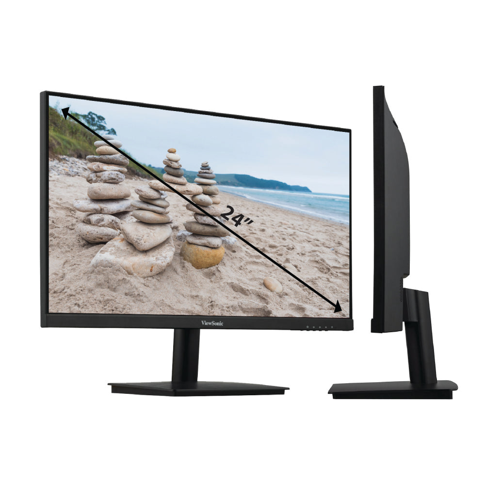 ViewSonic VA2409-MHU 24” Full HD Monitor - 1920 x 1080, 75 Hz, USB-C