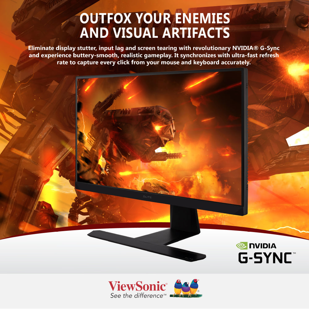 ViewSonic XG271QG 27" 240Hz IPS Gaming Monitor - 2560 x 1440, 1 ms